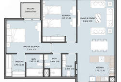 2 bedroom apartment